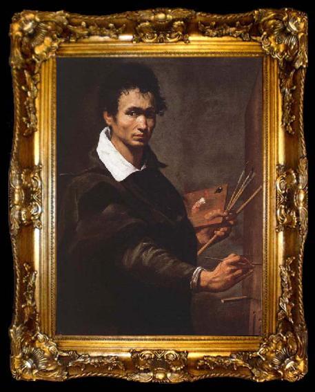 framed  Orazio Borgianni Self-Portrait, ta009-2